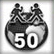 50 Online-Siege