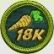 18-kar�tiges Gold