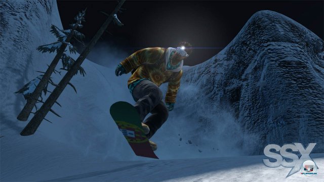 Egal ob Tag oder Nacht: Die SSX-Crew ist allzeit bereit. Egal ob Tag oder Nacht: Die SSX-Crew ist allzeit bereit.