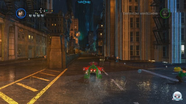 Gotham City ist ein gigantischer Spielplatz, in dem es massig zu entdecken und freizuspielen gibt. Gotham City ist ein gigantischer Spielplatz, in dem es massig zu entdecken und freizuspielen gibt.