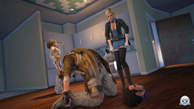 Kopflos glücklich? Die "Dismemberment"-Mechanik ist eine der frischen Ideen, die leider zu inkonsequent umgesetzt wurde. Kopflos glücklich? Die "Dismemberment"-Mechanik ist eine der frischen Ideen, die leider zu inkonsequent umgesetzt wurde.