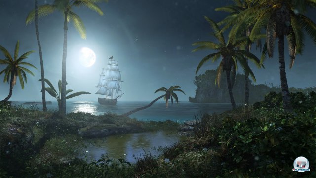 Pure Piratenidylle: Selbst die hoch gesteckten Grafik-Ansprüche werden von Assassin's Creed 4 übertroffen. Pure Piratenidylle: Selbst die hoch gesteckten Grafik-Ansprüche werden von Assassin's Creed 4 übertroffen.