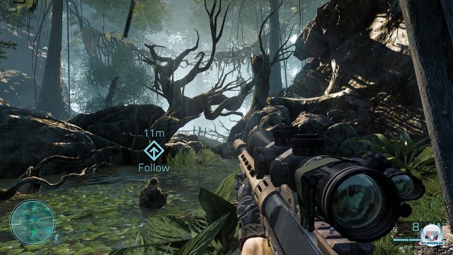 Zurück im Dschungel: Diesmal wird das Grünzeug von der CryEngine 3 berechnet. Zurück im Dschungel: Diesmal wird das Grünzeug von der CryEngine 3 berechnet.