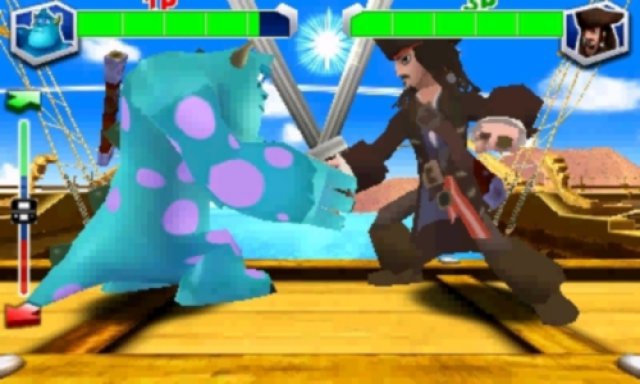 Von all dem, was die Konsolen-Versionen so unterhaltsam macht, ist auf dem 3DS nichts übrig geblieben. Von all dem, was die Konsolen-Versionen so unterhaltsam macht, ist auf dem 3DS nichts übrig geblieben.
