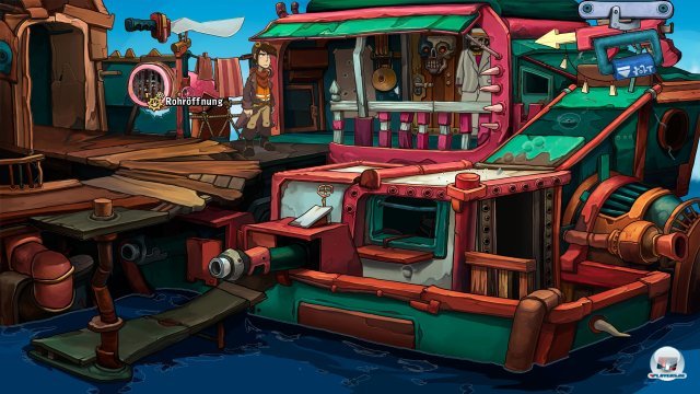 "Wie kriegt man es hin, dass...?" ist wohl die h�ufigste Frage bei Deponia. Hier muss um die Ecke gedacht werden.   