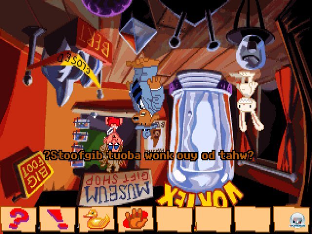 Die Levels waren ebenso absurd wie die Figuren, auf die man traf. Ja, hier steht aus gutem Grund alles Kopf. Die Levels waren ebenso absurd wie die Figuren, auf die man traf. Ja, hier steht aus gutem Grund alles Kopf.