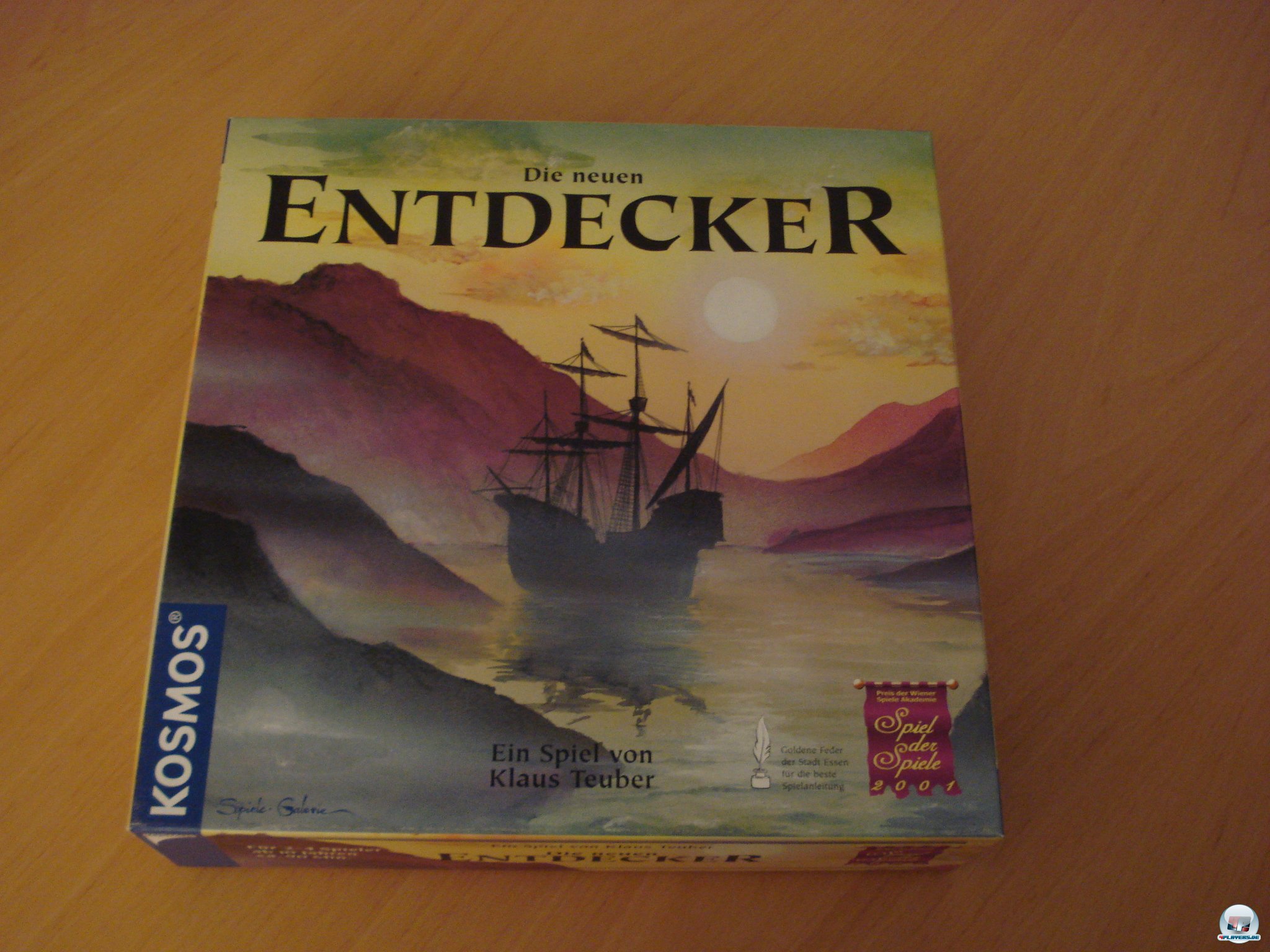 "Die neuen Entdecker" f�r zwei bis vier Spieler erschien 2001 bei Kosmsos und kostet knapp 35 Euro.