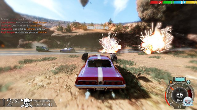 Die Nitro-Leiste wird u.a. mit Drifts, kleinen Kollisionen und dem Überfahren von Tieren gefüllt. Die Nitro-Leiste wird u.a. mit Drifts, kleinen Kollisionen und dem Überfahren von Tieren gefüllt.