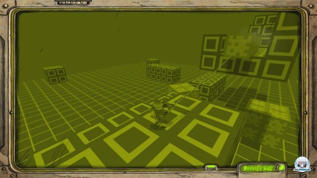 Der "Reality Boy" bereitet den Spieler aufs Abenteuer vor - inklusive Monochrom-Grafik und Ohrwurm-Gepiepse. Der "Reality Boy" bereitet den Spieler aufs Abenteuer vor - inklusive Monochrom-Grafik und Ohrwurm-Gepiepse.