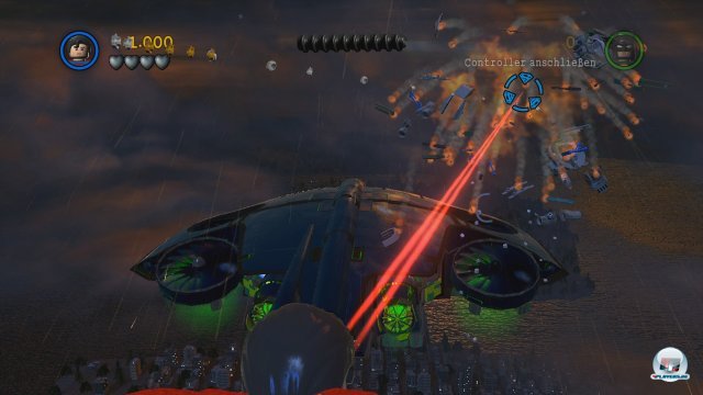 Innerhalb der Kampagne gibt es immer wieder Railshooter-Abschnitte, in denen man aus dem Batwing oder als Superman sehr belanglos herumballert. Innerhalb der Kampagne gibt es immer wieder Railshooter-Abschnitte, in denen man aus dem Batwing oder als Superman sehr belanglos herumballert.