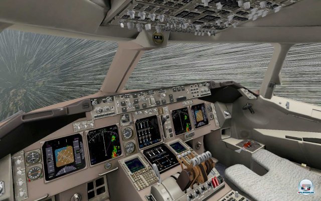 Das voll funktionstüchtige 3D-Cockpit der Boeing 747-400. Jeder Schalter bewirkt das was er in der Realität auslöst. Das voll funktionstüchtige 3D-Cockpit der Boeing 747-400. Jeder Schalter bewirkt das was er in der Realität auslöst.