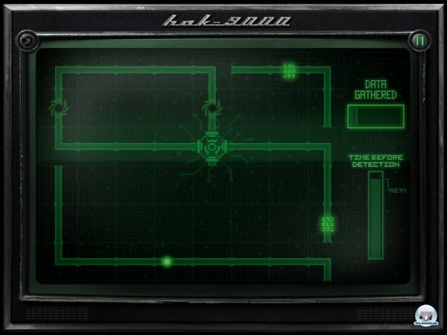 Man schlüpft in die Rolle eines Hackers, der kleine Minispiele meistern muss. Man schlüpft in die Rolle eines Hackers, der kleine Minispiele meistern muss.
