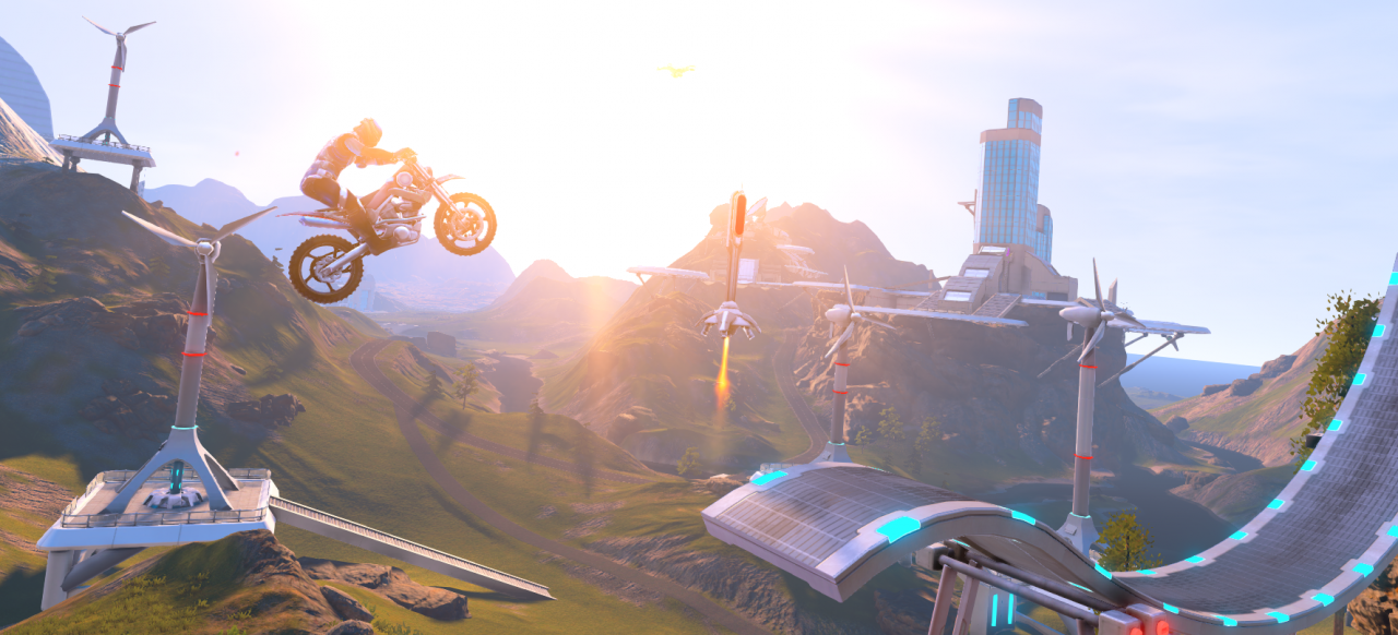 Test: Trials Fusion (PS4, One, 360) Wahnwitziger Balanceakt in Neonfarben