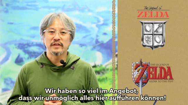 Eiji Aonuma kündigt die Zelda-Angebotswochen an