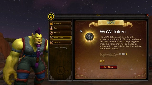 WoW Token Overview