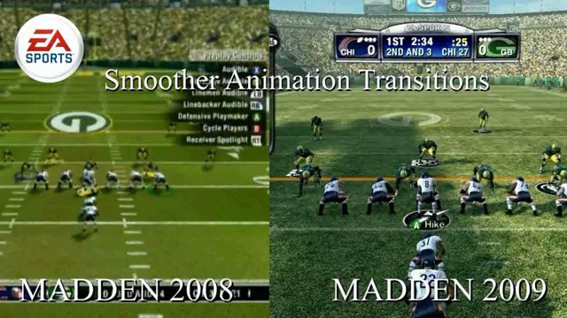 Vergleich zw. Madden 08 & 09