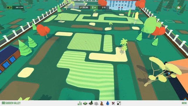 Golf-Spielszenen-Trailer